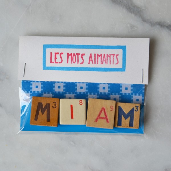 Les mots aimants « MIAM »