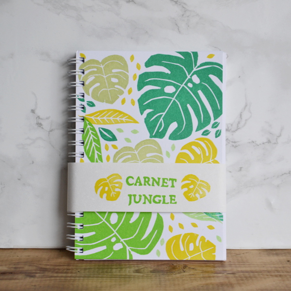 Carnet Jungle vert