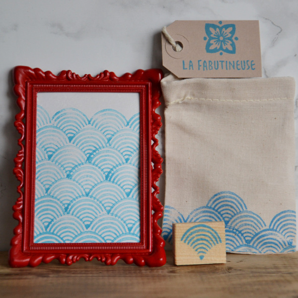 tampon vague japonaise la fabutineuse