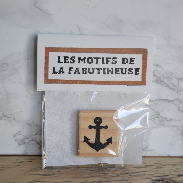 Re-edition tampon ancre marine La Fabutineuse