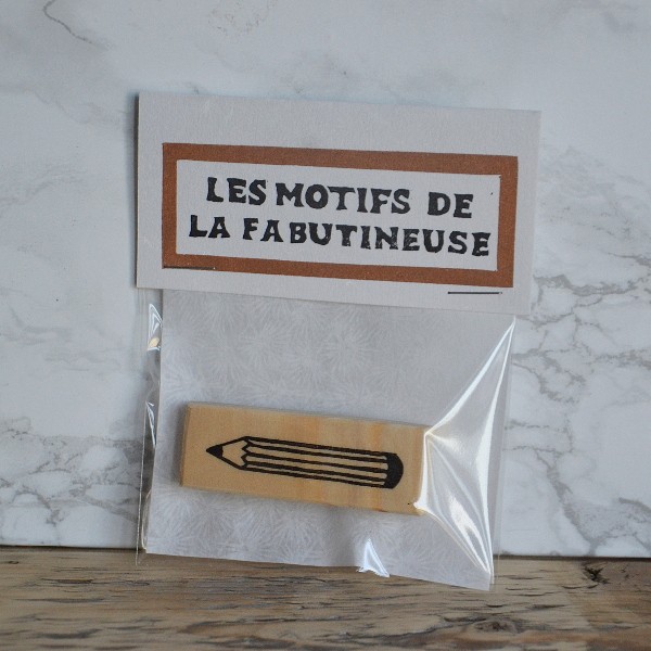 Re-edition tampon crayon La Fabutineuse