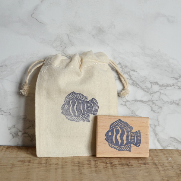 tampon poisson rayures la fabutineuse 1