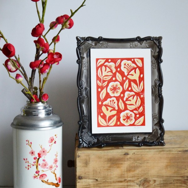 Carte de Noël aux motifs russes