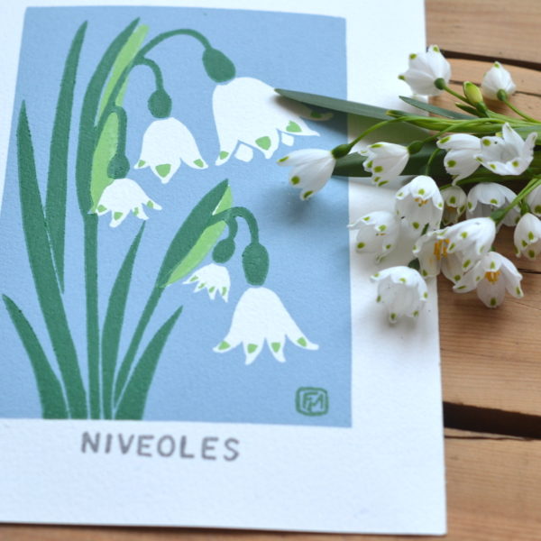 Linogravure Nivéoles