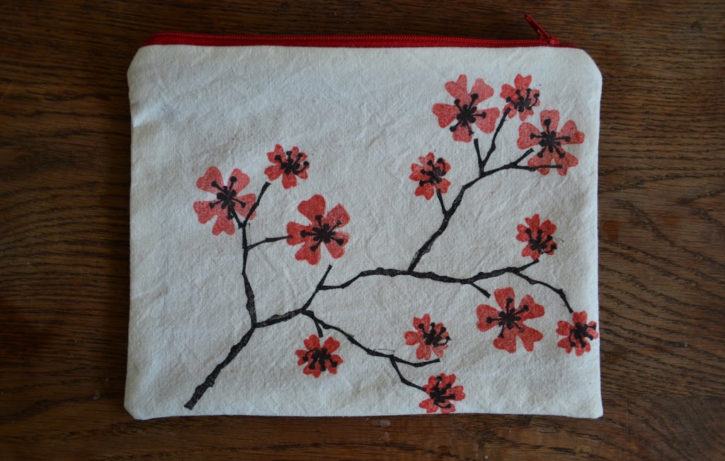 Série « Cerisier japonais » en couture