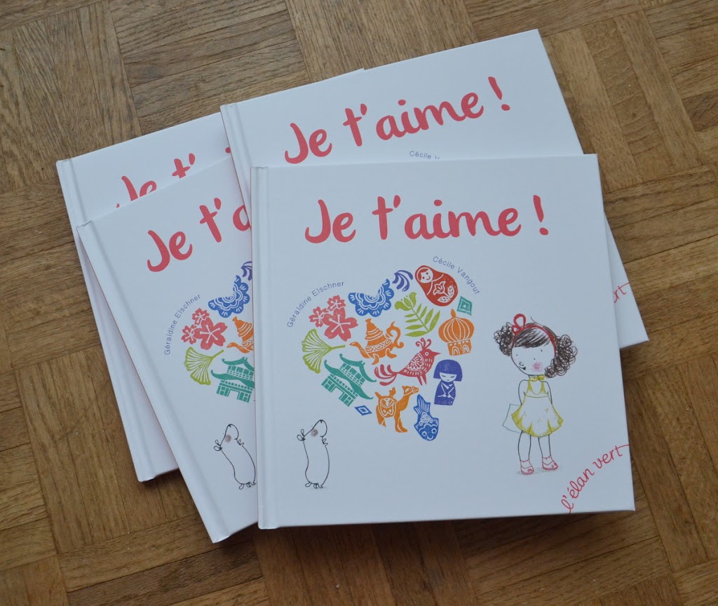 Un livre pour dire je t’aime dans toutes les langues avec des tampons dedans