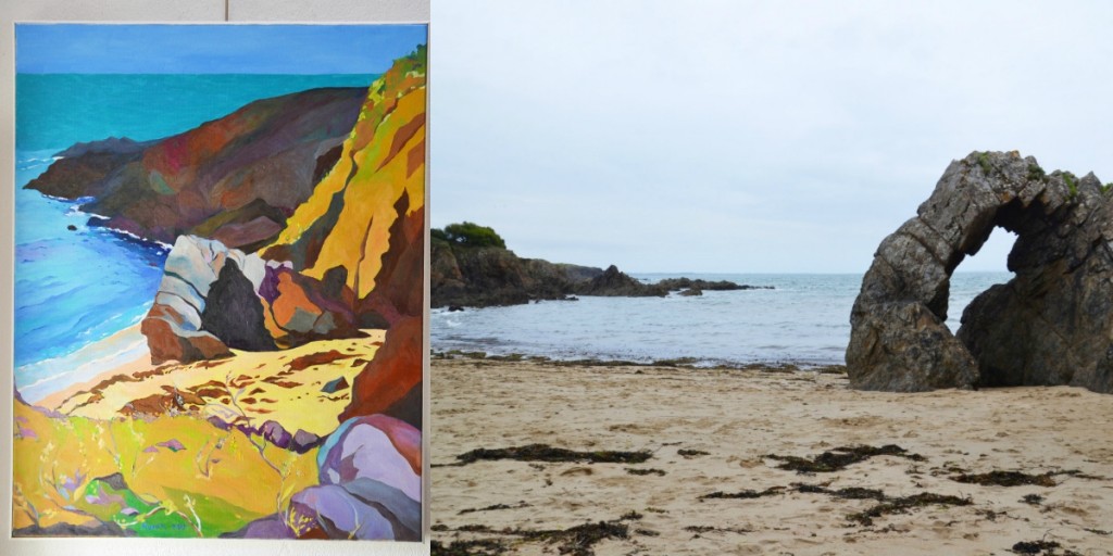 la roche percée tableau claude huart