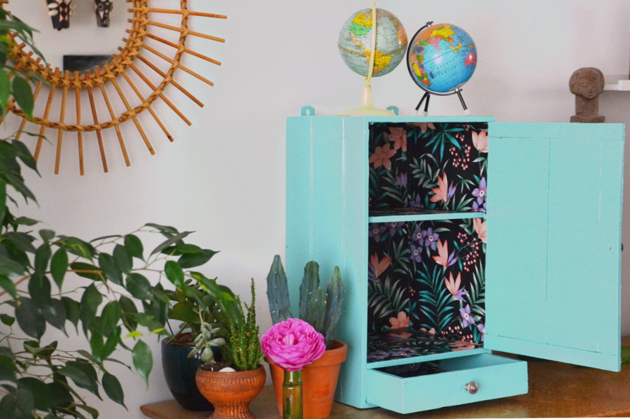 Une petite armoire murale customisée