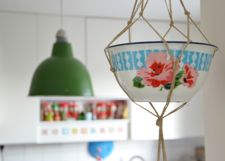 suspension metal emaille vintage la fabutineuse 3