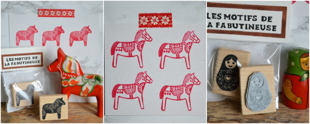 tampons de Noël 1 la fabutineuse