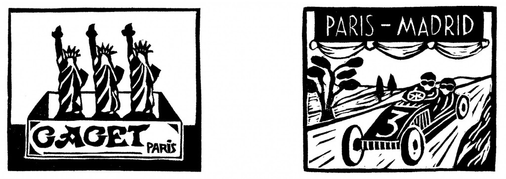 Gravures gaget - paris madrid