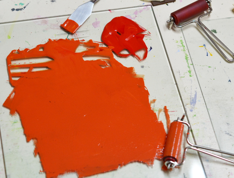 linogravures deux couleurs la fabutineuse 12