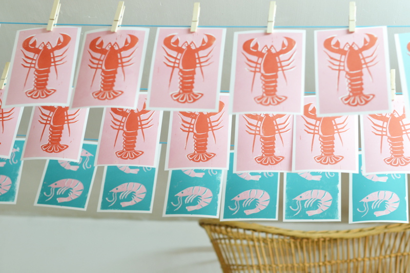 linogravures deux couleurs la fabutineuse 13