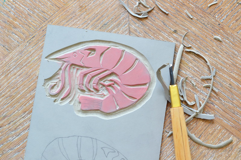 linogravures deux couleurs la fabutineuse 3