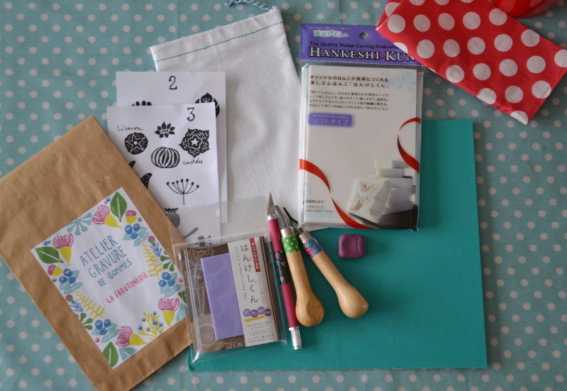 atelier gravure de gommes la fabutineuse