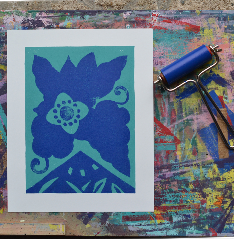 linogravure art deco orient 7