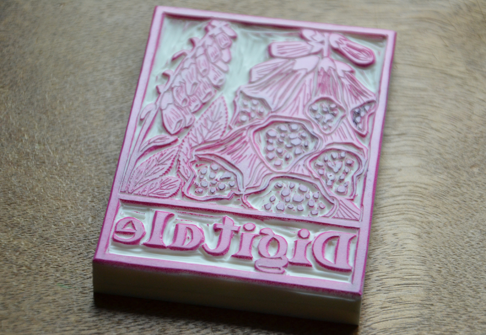 L’abécédaire botanique en tampons : D comme Digitale