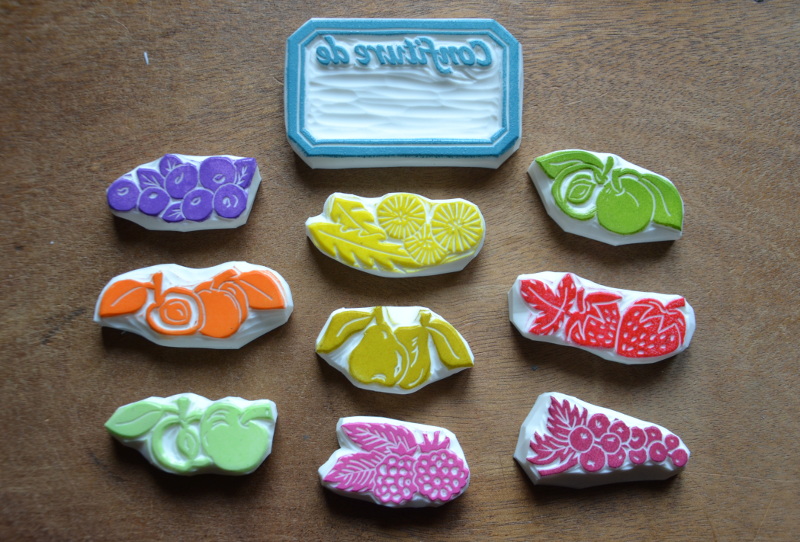 Des nouvelles étiquettes de confitures