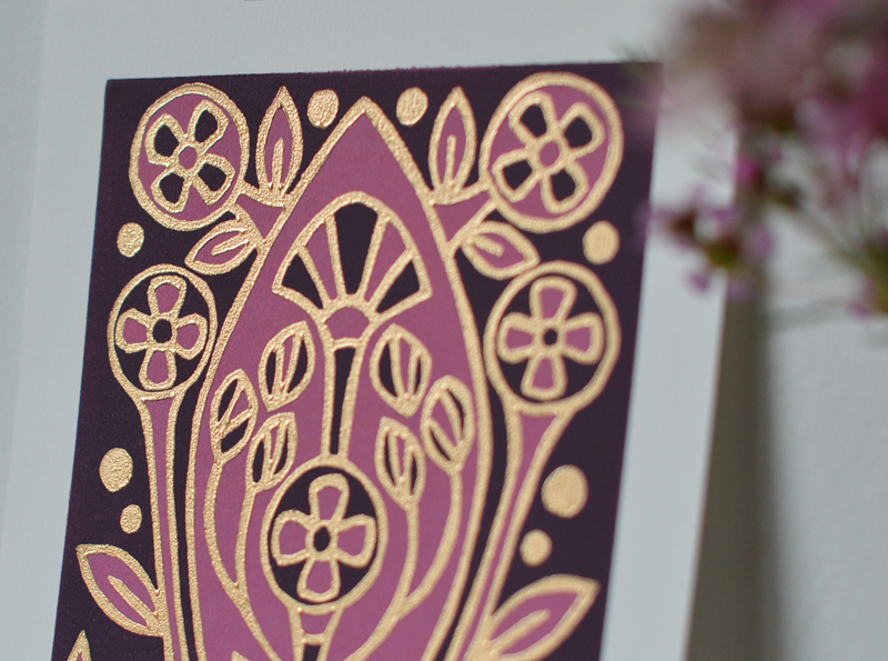 Jardin persan, gravure art déco